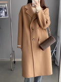 Maithe Double-Faced Wool Cocoon Coat