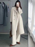 Maithe Double-Faced Wool Cocoon Coat