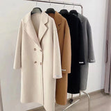 Maithe Double-Faced Wool Cocoon Coat