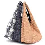 Maja Frayed Tweed Look Hobo Bags - 3 Colors watereverysunday
