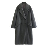Majuer Casual Retro Cocoon Coats - 4 Colors watereverysunday