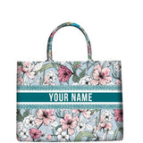 Marcella Your Name Monogram Canvas Totes - 20 Styles watereverysunday