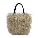 Margo Mongolian Faux Fur Tote Bag