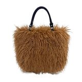 Margo Mongolian Faux Fur Tote Bag