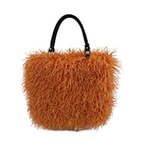 Margo Mongolian Faux Fur Tote Bag