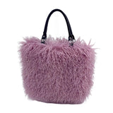Margo Mongolian Faux Fur Tote Bag
