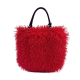Margo Mongolian Faux Fur Tote Bag