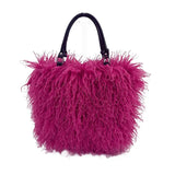 Margo Mongolian Faux Fur Tote Bag