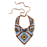 Marie Bohemian Crochet Knit Head Scarves