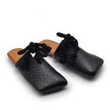 Mariza Square Toe Mule Slippers