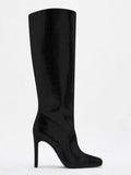 Marlene Metallic Croco Effect Boots