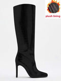 Marlene Metallic Croco Effect Boots