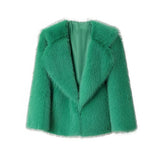 Maurel Shaggy Faux Fur Jacket Coat