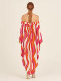Maya Zebra Stripe Print Halter Dress - 2 Colors watereverysunday