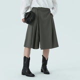 Maya Irregular Pleated Skorts
