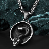 Medallion Snake Necklace watereverysunday