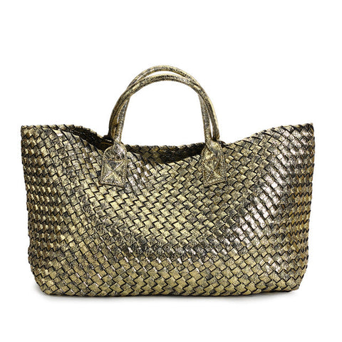 Leather Woven Bag – VASTRA