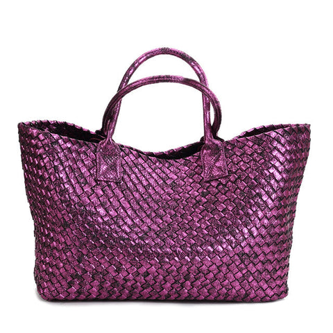 Buy Women's Beach Straw Handbag Woven Tote Fishing Net Beach Bag Large  Capacity Mesh Rope Combination Handbag at Amazon.in