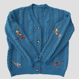 Miho Koi Fish Cable Knit Cardigan