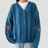 Miho Koi Fish Cable Knit Cardigan