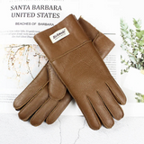 Sheepskin Shearling Wool Fur Gloves 