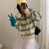 Milla Stpried Zip-Up Cardigan Sweater