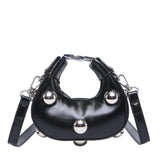 Milli Studded Micro Bowling Crossbody Bags