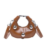 Milli Studded Micro Bowling Crossbody Bags