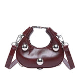 Milli Studded Micro Bowling Crossbody Bags