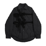 Milvi Knotted Front Japanese Puffer Jacket watereverysunday