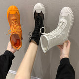 Mina Mesh Lace Up Sneaker Boots - 3 Colors watereverysunday