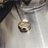 Minimalist Bubble Band Rings - Gold or Silver watereverysunday
