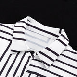 Miranda Geometry Stripe Prints Tunic Top / Pants Set watereverysunday