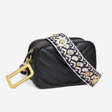 Misha Chevron Quilted Leather Shoulder Bag. watereverysunday