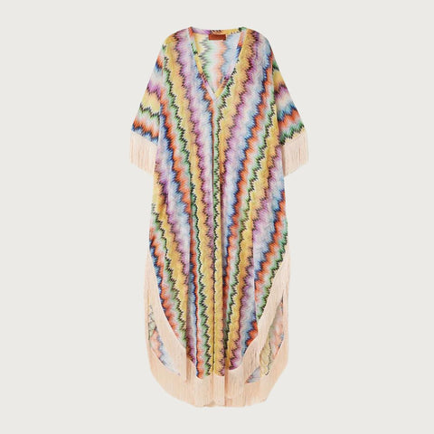 Misha Fringe Hem Maxi Kaftan&nbsp;Dress