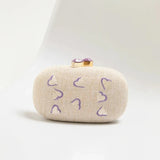 Miyako Floral Embroidered Clutch