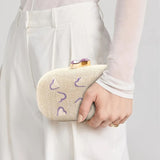 Miyako Floral Embroidered Clutch