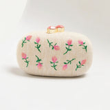 Miyako Floral Embroidered Clutch