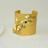Muro Face Figure Cuff Bracelet
