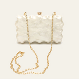 Myka Acrylic Sculpted Evening Box Bag