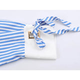 Nadia Striped Tie-Cuff Shirt