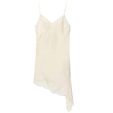 Natalia Lace Trim Satin Slip Top