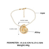 Nautilus Shell Pendant Choker Necklace watereverysunday