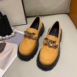 Nellie Round Toe Chunky Lolita Platform Loafers - 4 Colors watereverysunday