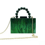 Neue Pearlescent Acrylic Box Clutch Bags - 3 Colors watereverysunday