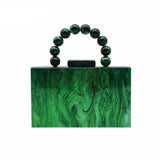 Neue Pearlescent Acrylic Box Clutch Bags - 3 Colors watereverysunday