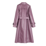 Nima Faux Leather Trench Coats - 2 Colors watereverysunday