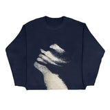 Nima Girl Print Knit Sweater