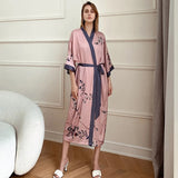 Nina Floral Print Kimono Robe