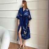 Nina Floral Print Kimono Robe